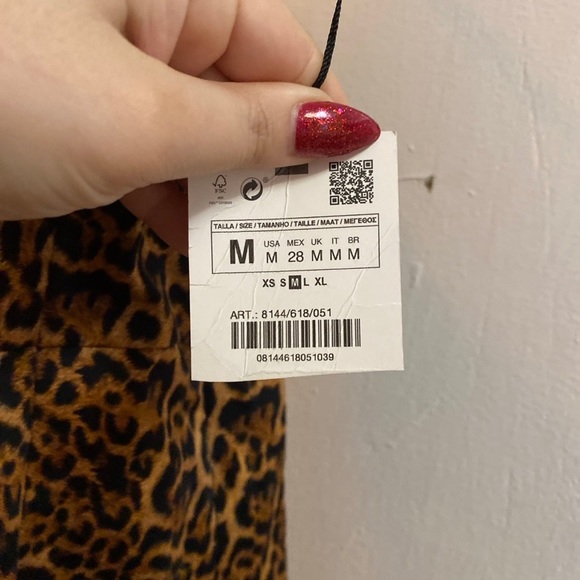 Zara cheetah print dress nwt - Picture 2 of 5
